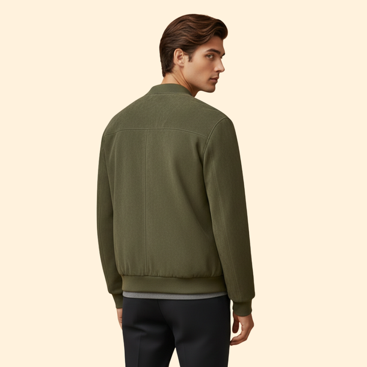 Men’s Bomber Jacket with Long Sleeve Style