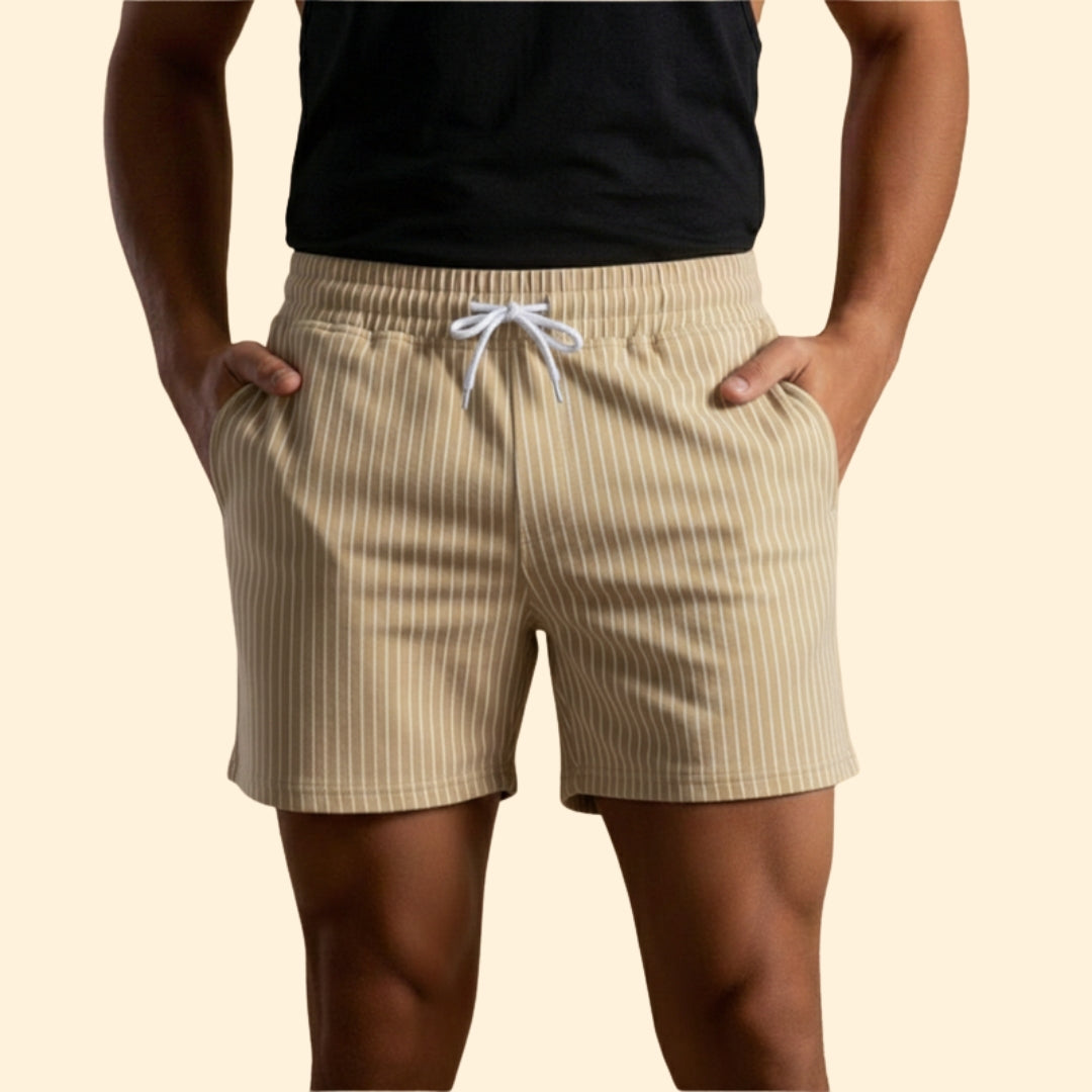 Men's Summer Shorts with Elastic Waist
