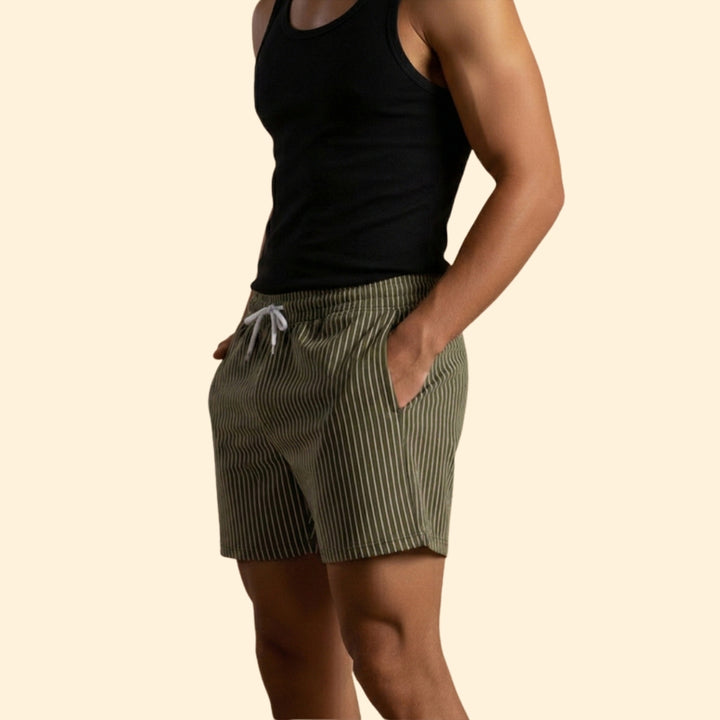 Men's Summer Shorts with Elastic Waist