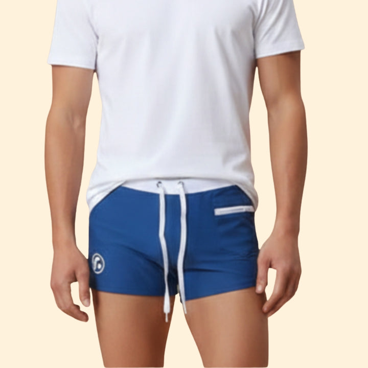 Men’s Swim Shorts with Zippered Pockets
