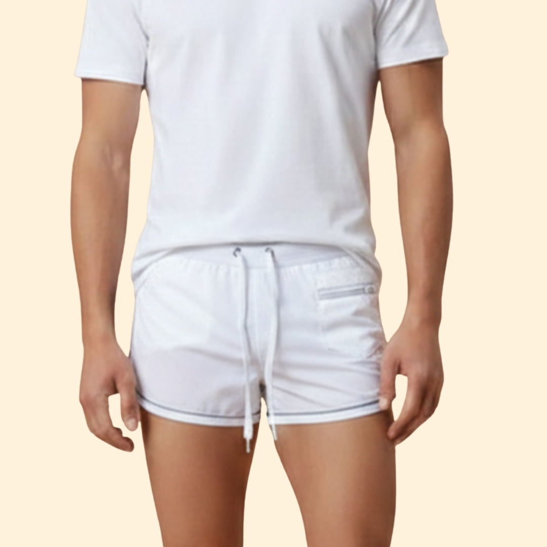 Men’s Swim Shorts with Zippered Pockets