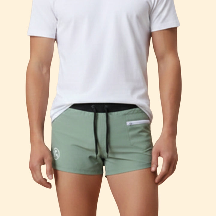 Men’s Swim Shorts with Zippered Pockets