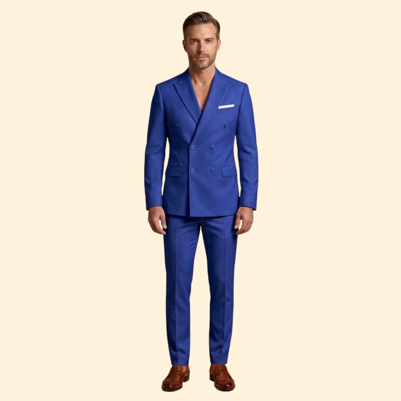 Men’s Tailored Blazer and Slim-Fit Pants Set