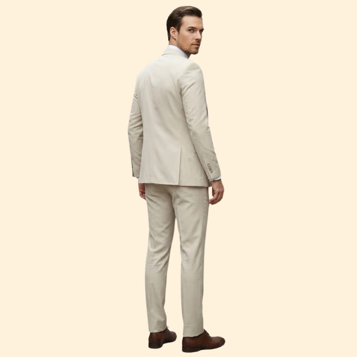 Men’s Three-Piece Suit with Slim Fit
