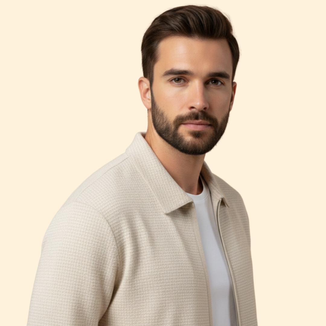 Men’s Tracksuit Set with Zip-Up Jacket