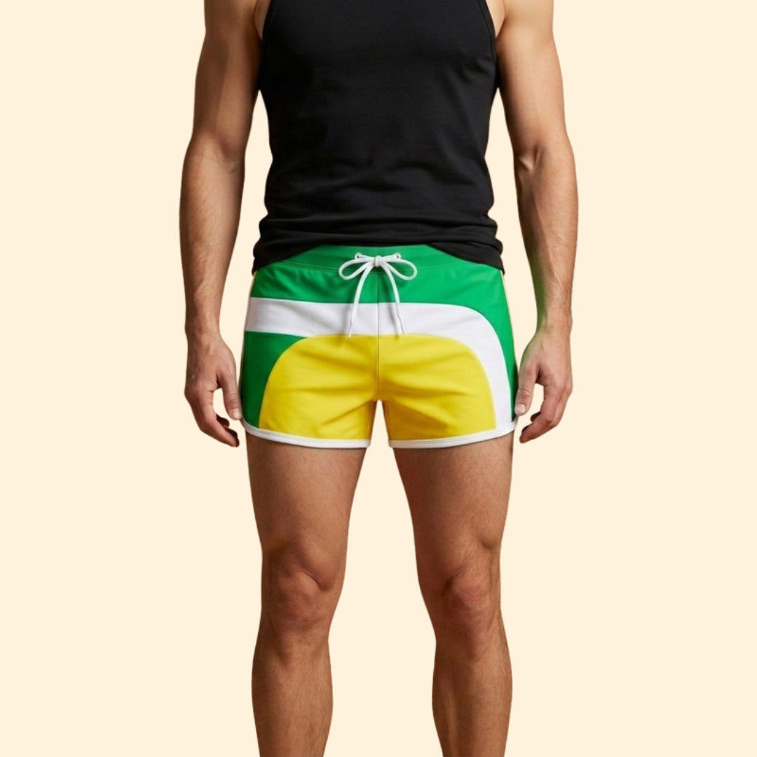 Men’s Trendy Swim Shorts for Beach Activities