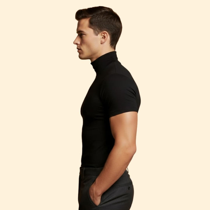 Men's Turtleneck T-shirt Slim Fit