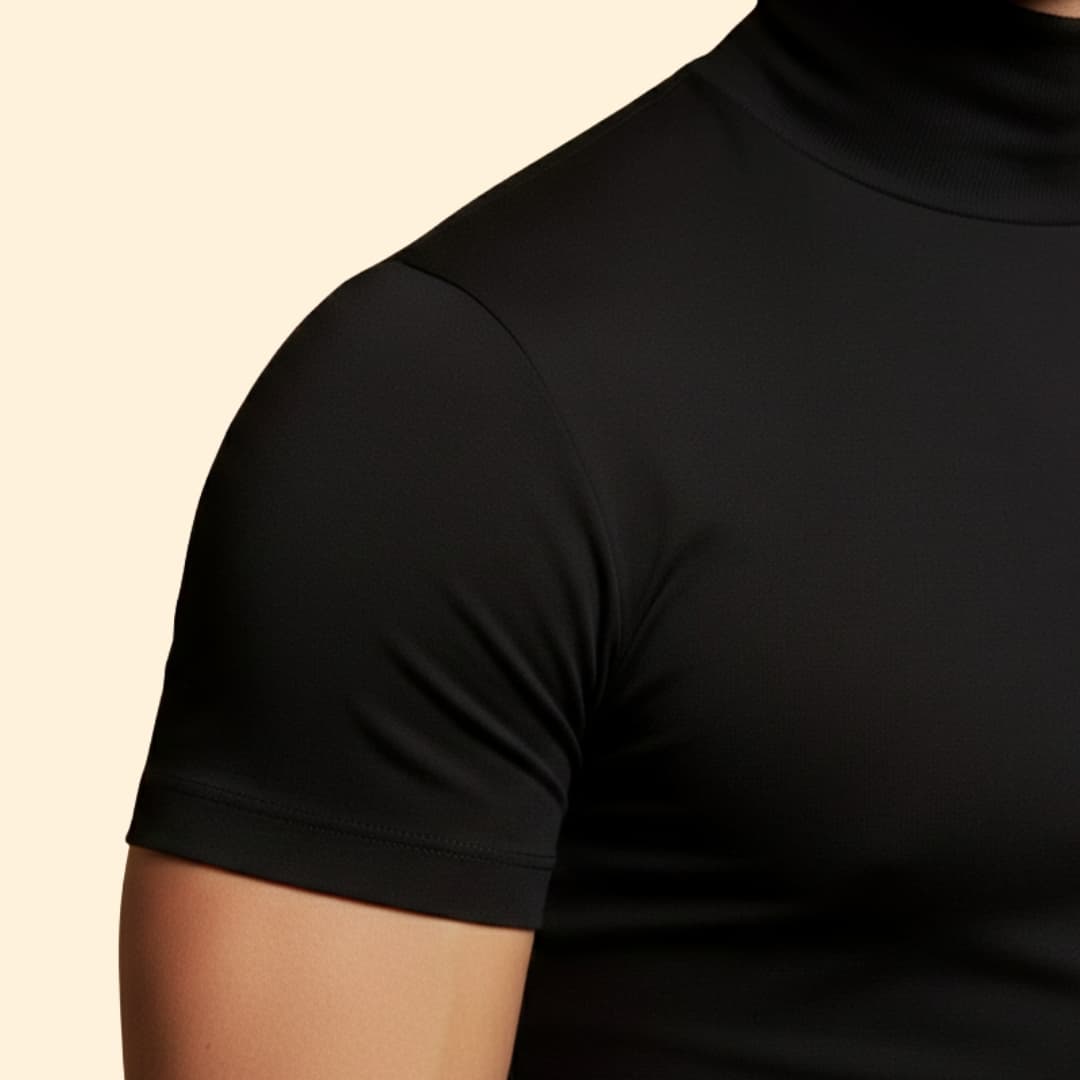 Men's Turtleneck T-shirt Slim Fit