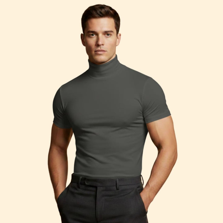 Men's Turtleneck T-shirt Slim Fit