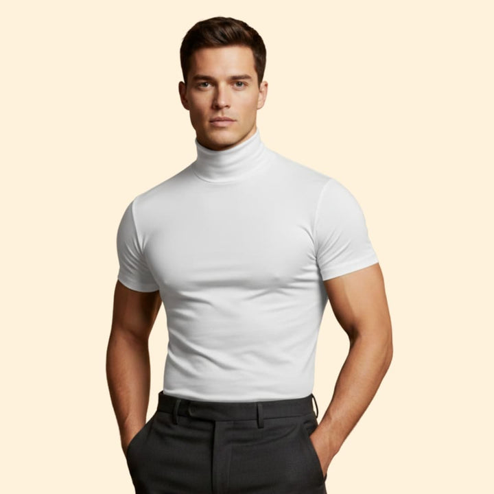 Men's Turtleneck T-shirt Slim Fit