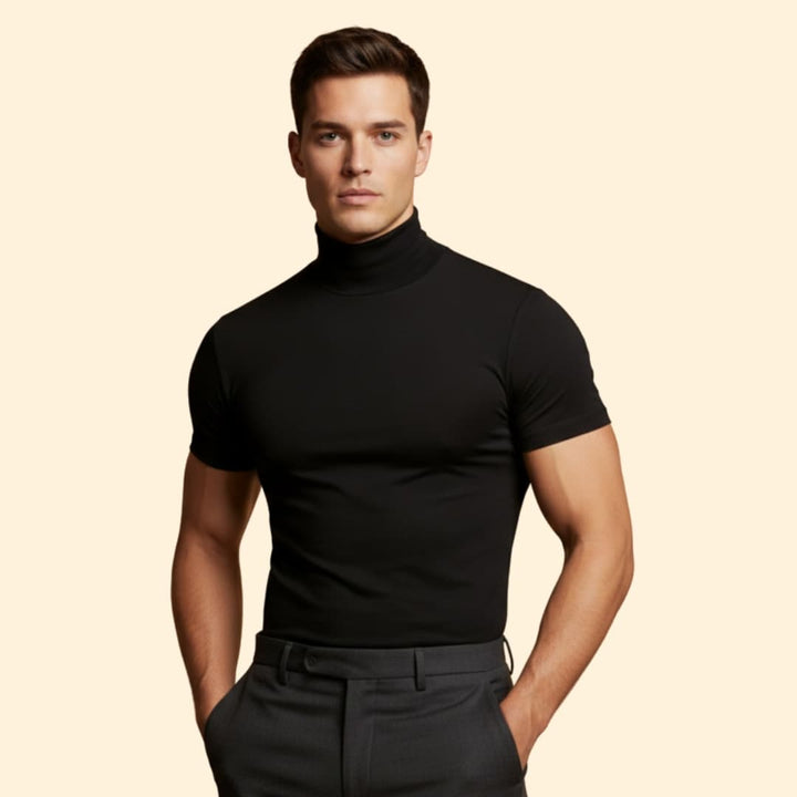 Men's Turtleneck T-shirt Slim Fit