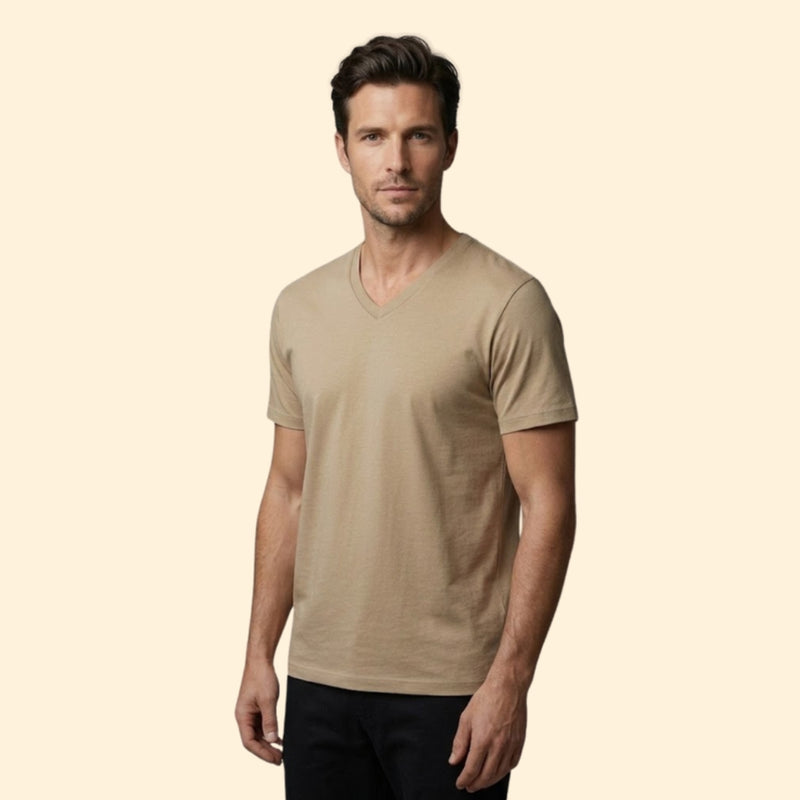 Men’s Casual V-Neck Tee