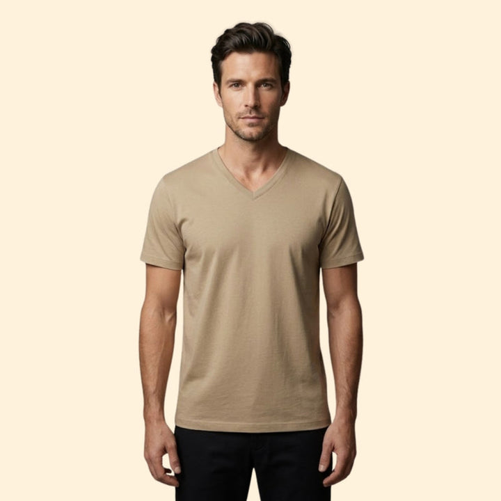 Men’s Casual V-Neck Tee