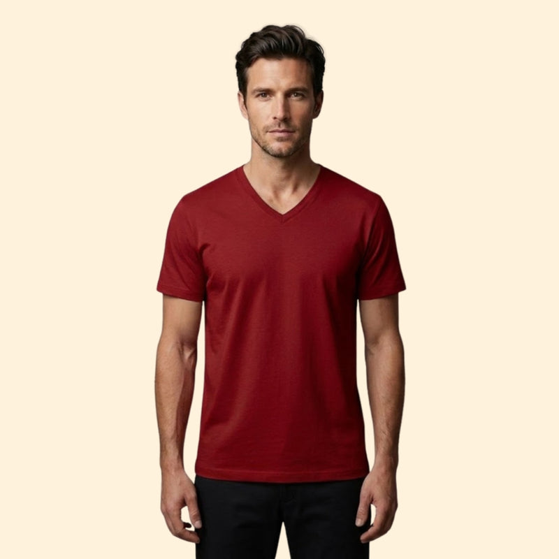 Men’s Casual V-Neck Tee