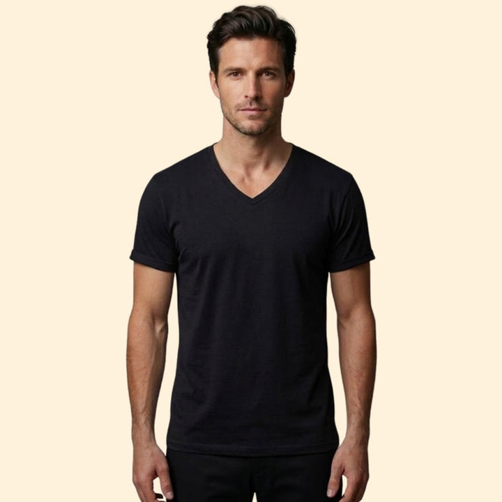 Men’s Casual V-Neck Tee
