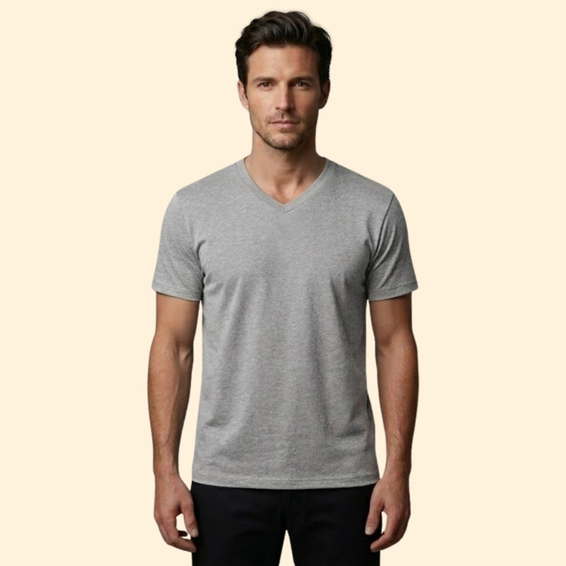 Men’s Casual V-Neck Tee