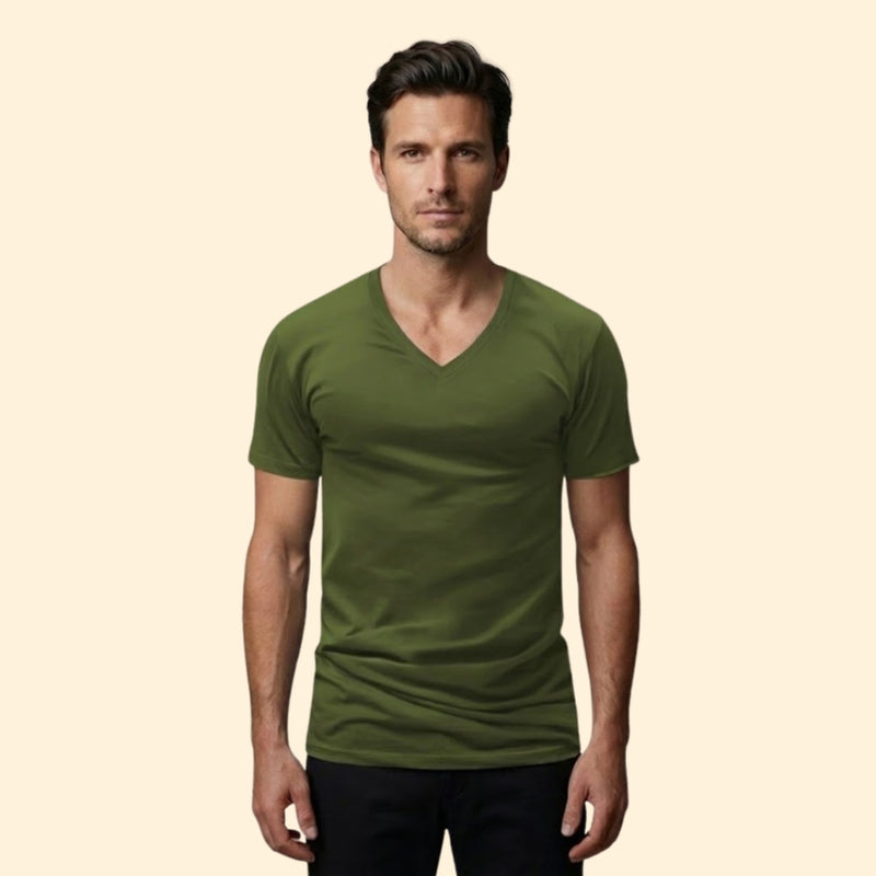 Men’s Casual V-Neck Tee