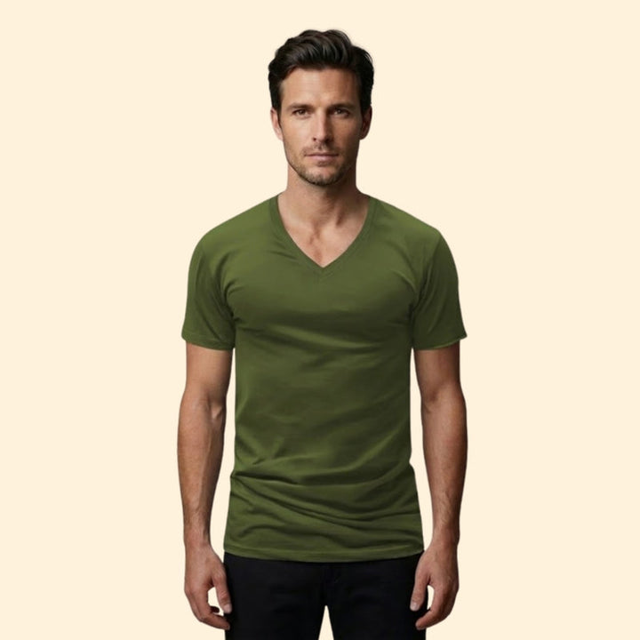 Men’s Casual V-Neck Tee