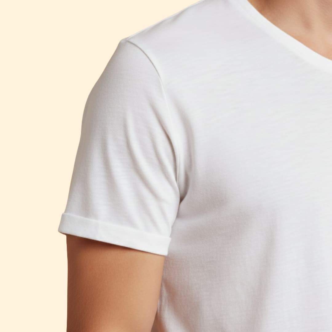Men’s V-neck T-shirt with Short Sleeves