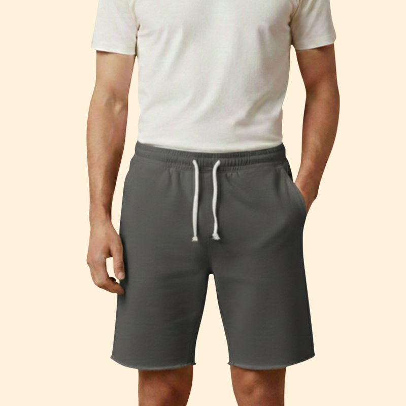 Men’s Knee-Length Shorts with Drawstring Waist