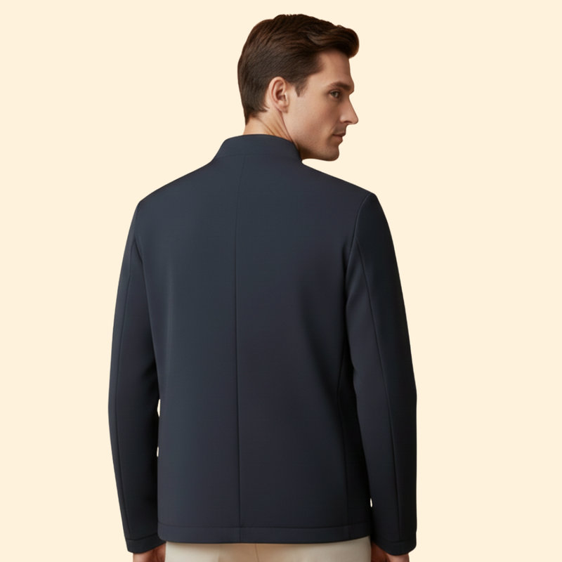 Men’s Bomber Jacket with Zip Closure