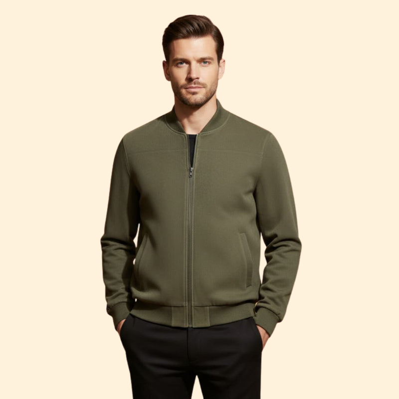 Men’s Modern Bomber Jacket
