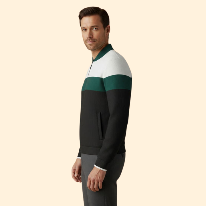 Men’s Structured Bomber Jacket