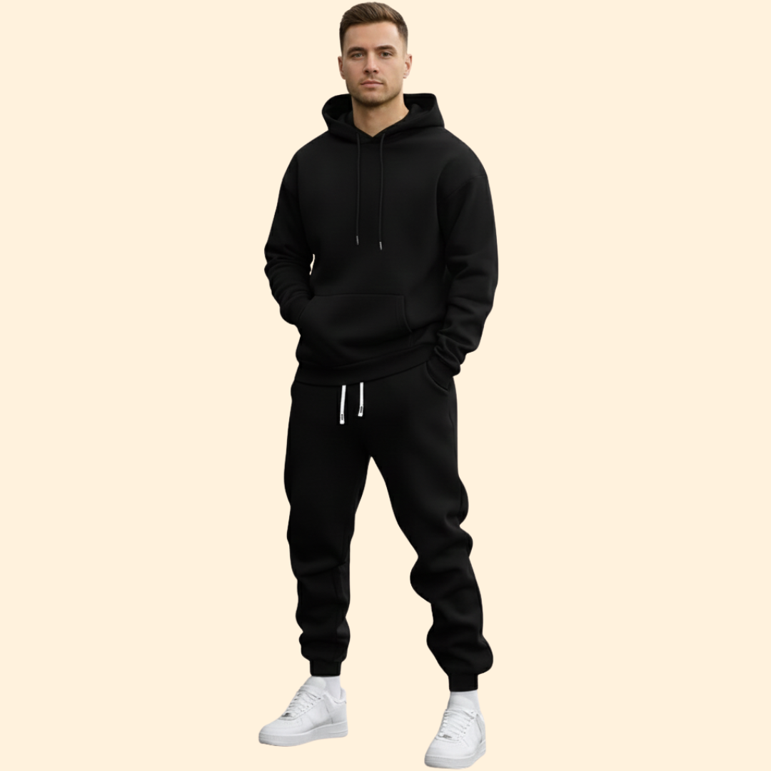 Men’s Tracksuit Set with Hoodie and Joggers