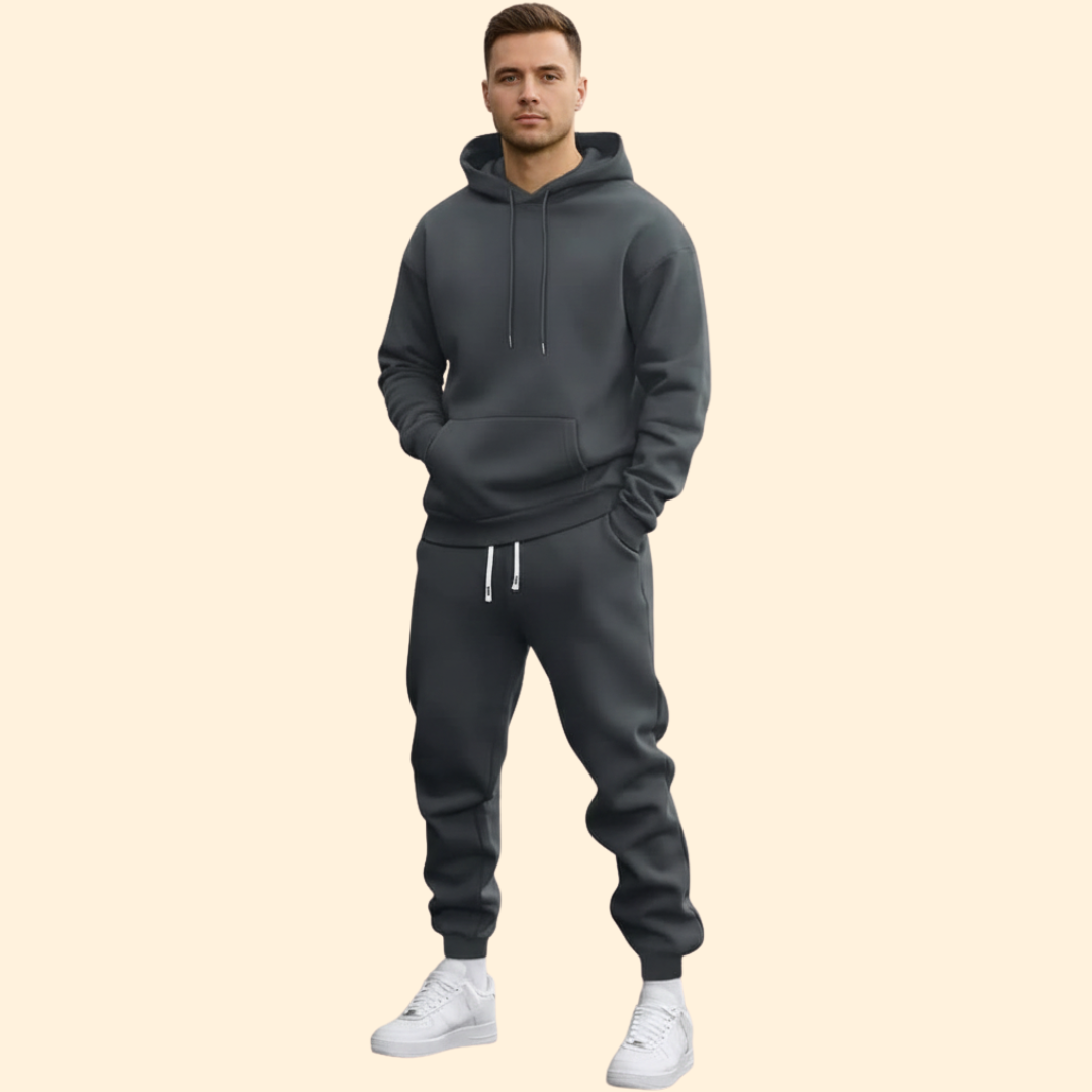 Men’s Tracksuit Set with Hoodie and Joggers