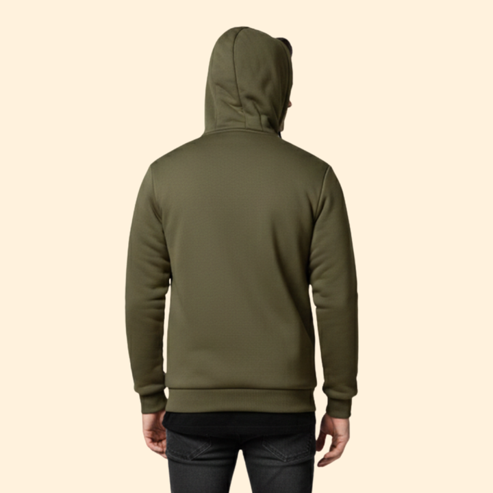 Men’s Zip Jacket with Adjustable Hood