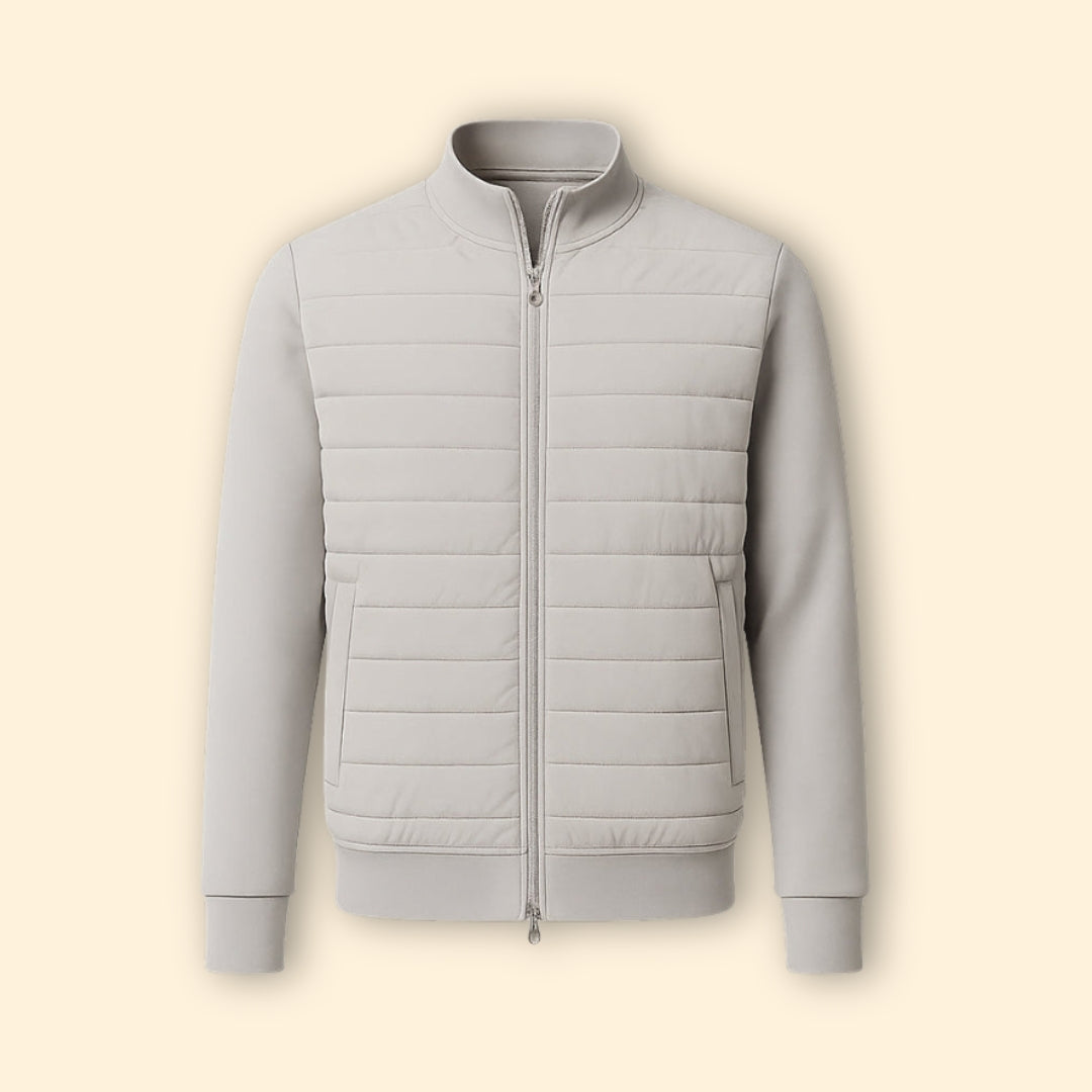 Men’s Hybrid Jacket with Full Zip Closure