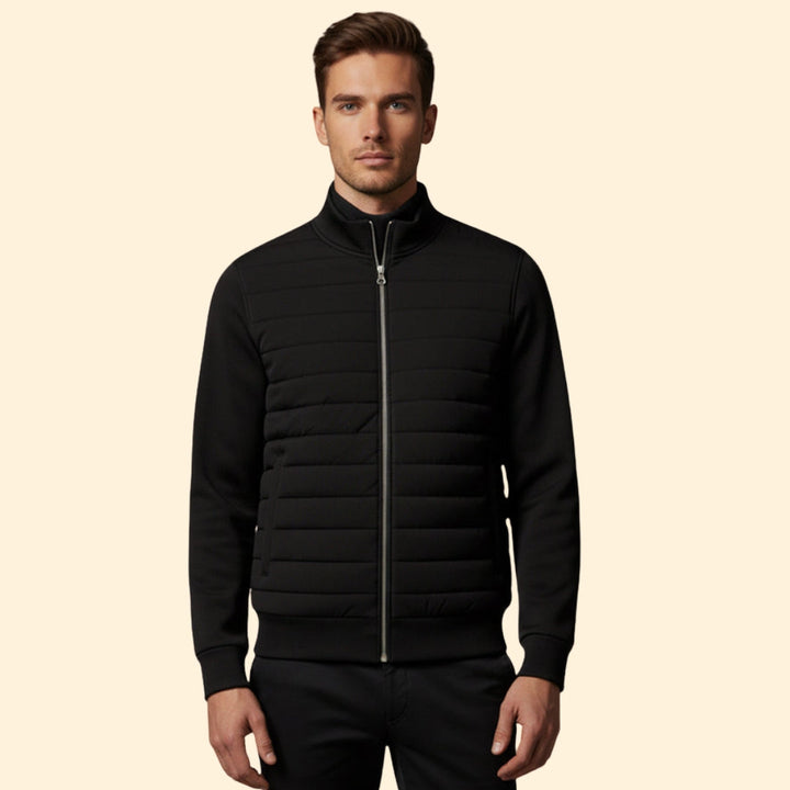 Men’s Hybrid Jacket with Full Zip Closure