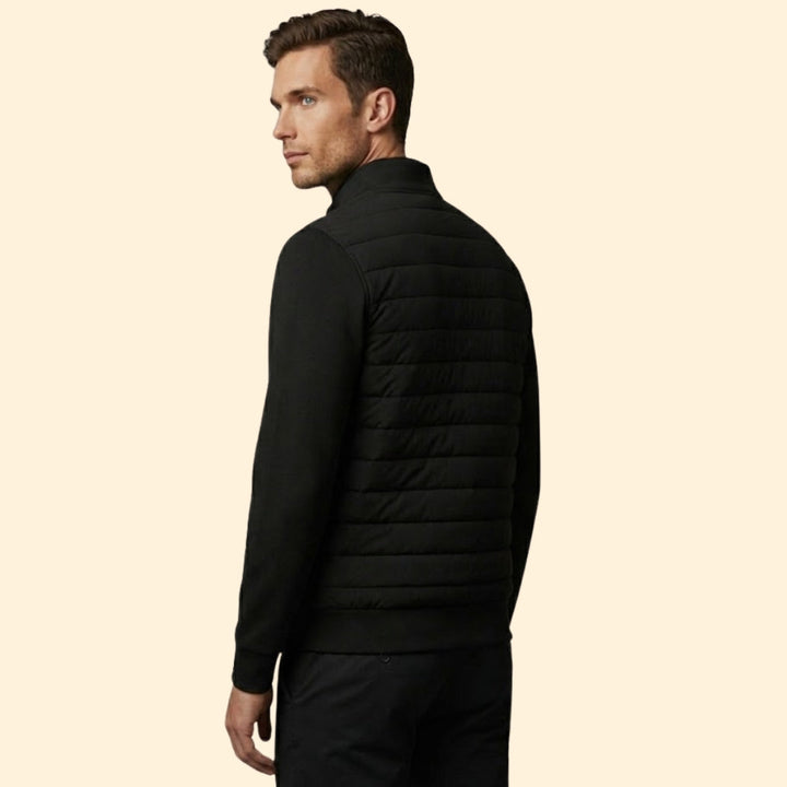 Men’s Hybrid Jacket with Full Zip Closure