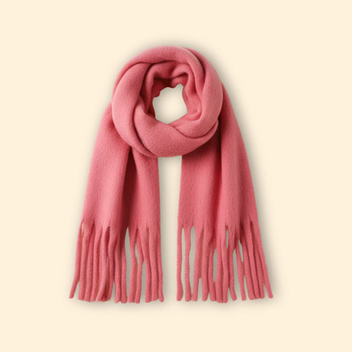 Women’s Knit Scarf with Oversized Design
