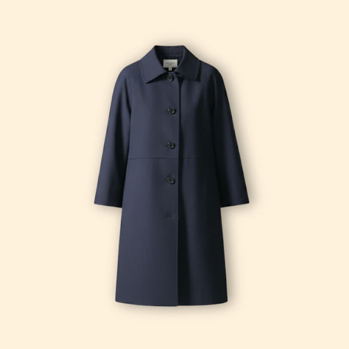 Women’s Mid Length Coat with Button Front
