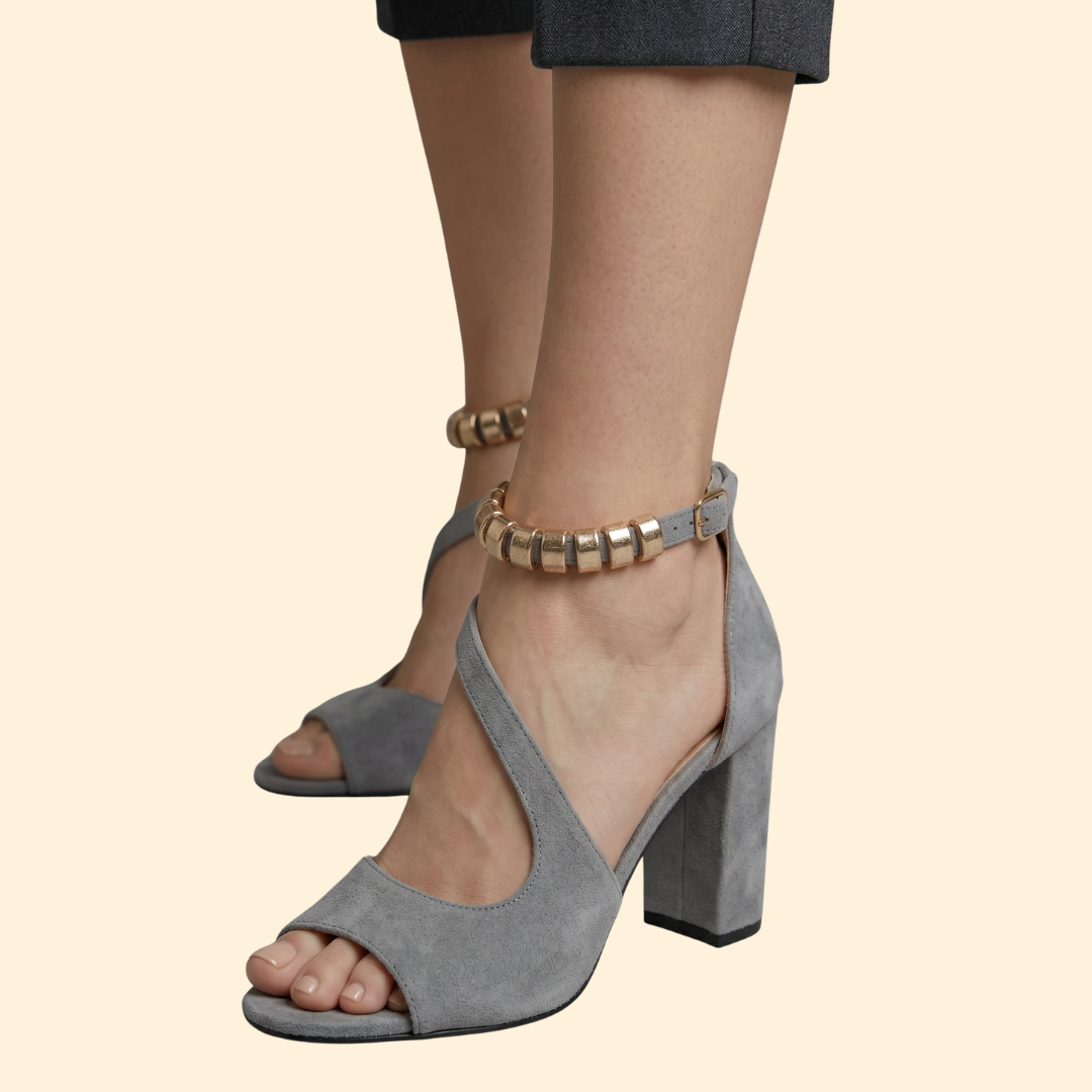 Women's Asymmetric Strap Pumps