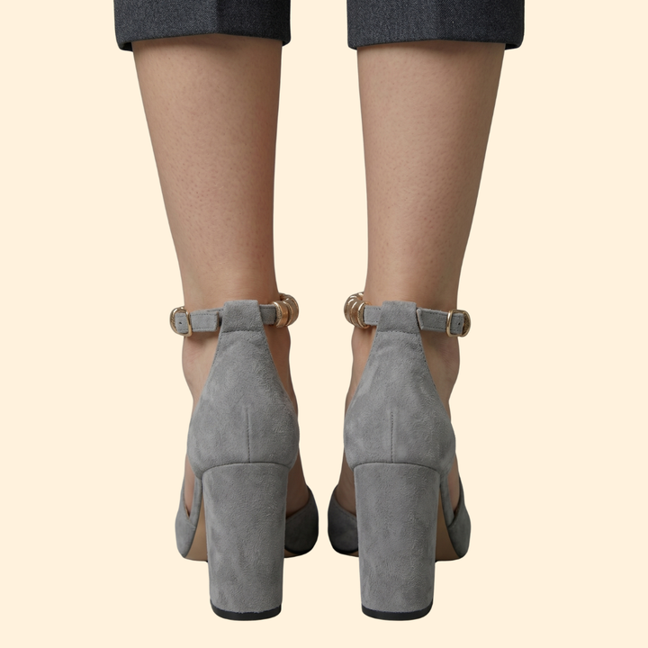 Women's Asymmetric Strap Pumps