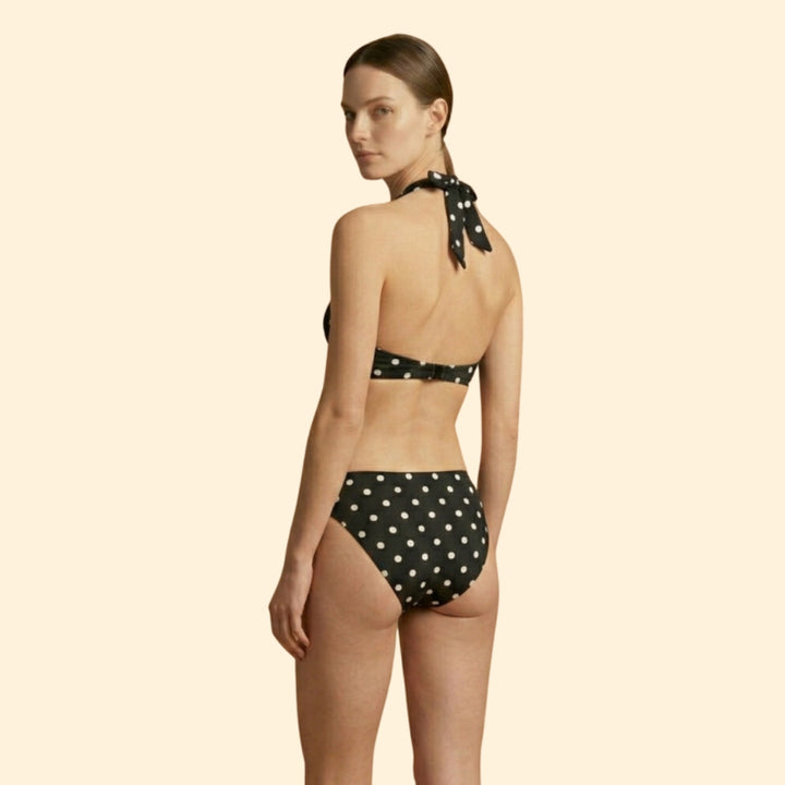 Women’s Backless Bikini with Halterneck Design