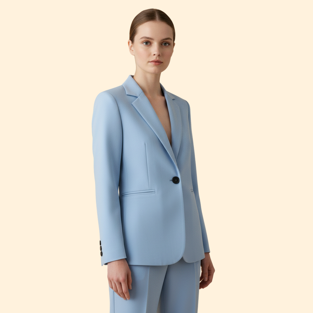 Women’s Blazer with Notched Lapel Design
