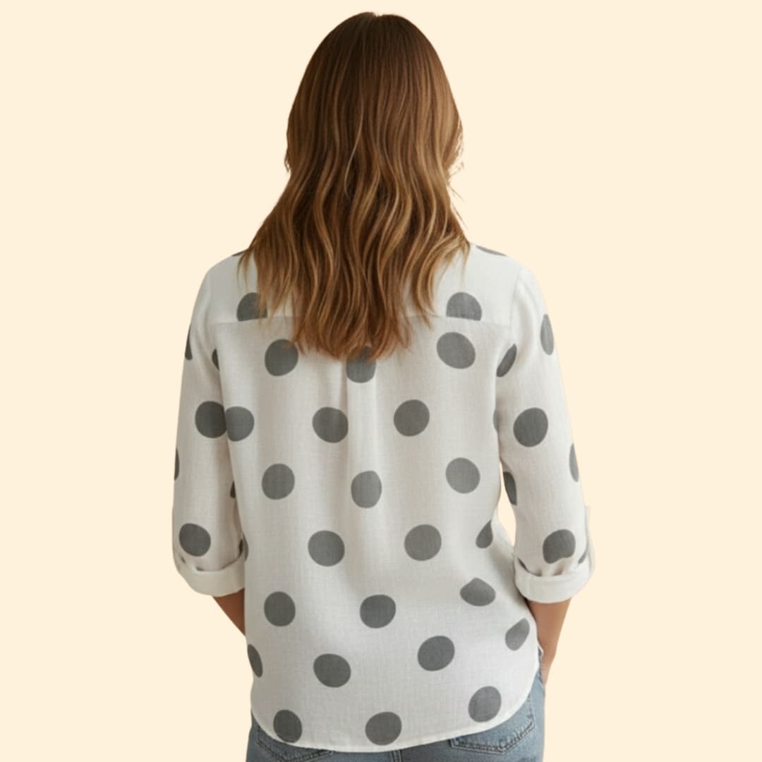 Women’s Button-up Blouse with Long Sleeve