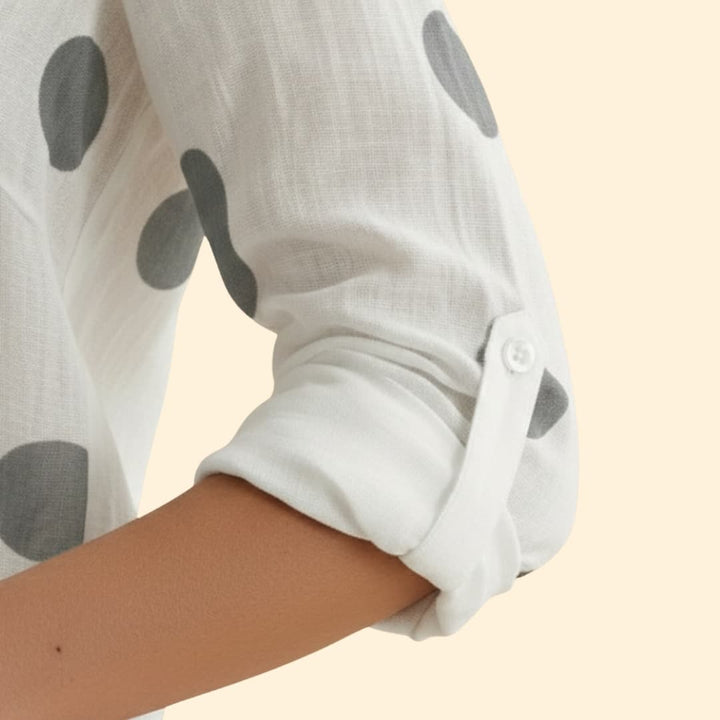 Women’s Button-up Blouse with Long Sleeve