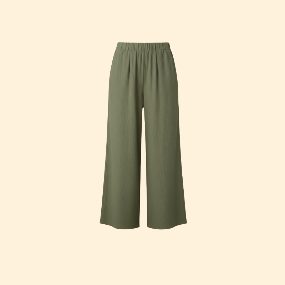 Women’s Casual Trousers with Relaxed Fit Waist