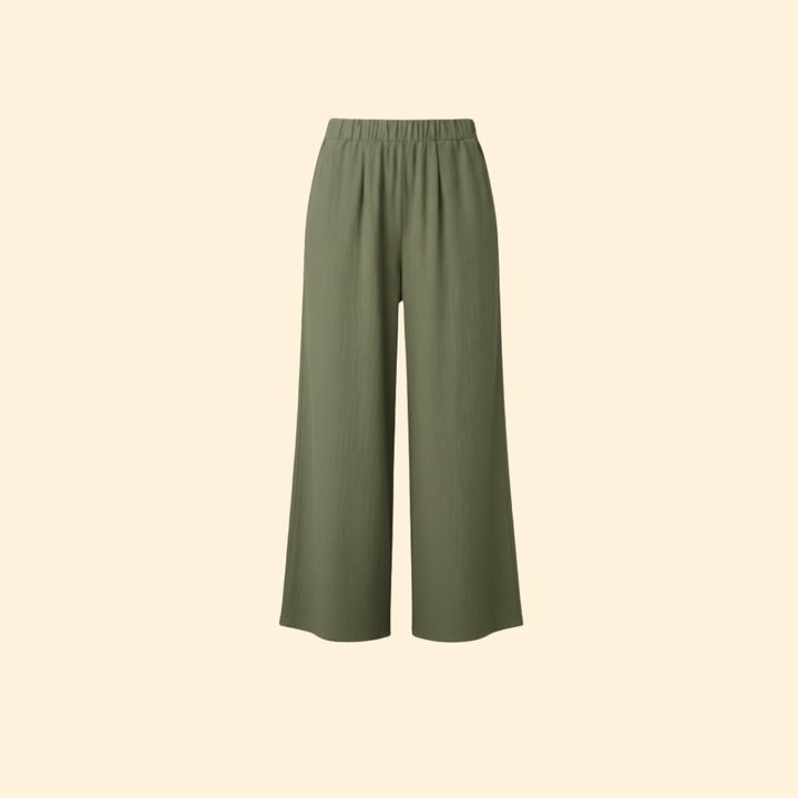 Women’s Casual Trousers with Relaxed Fit Waist