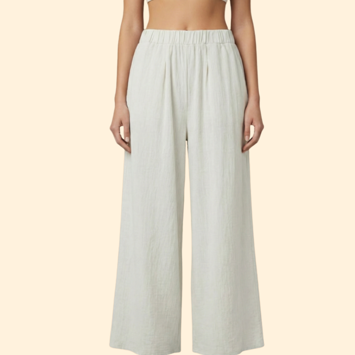 Women’s Casual Trousers with Relaxed Fit Waist