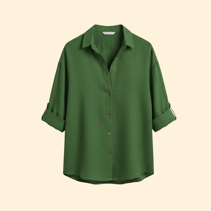 Women's Chic Casual Blouse with Button