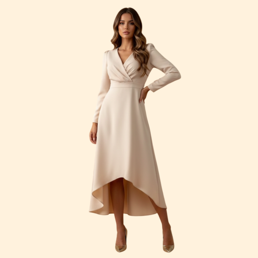 Women’s Elegant V-Neck Dress