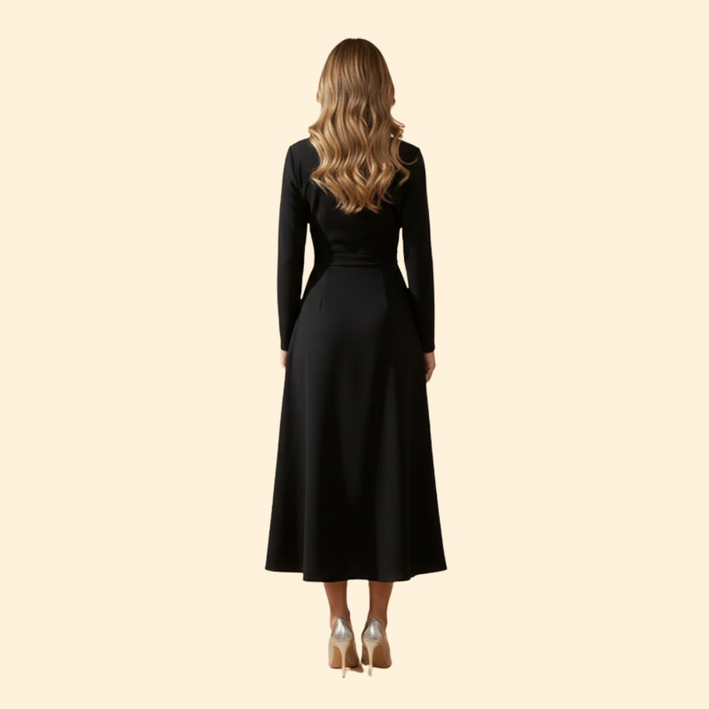 Women’s Elegant V-Neck Dress