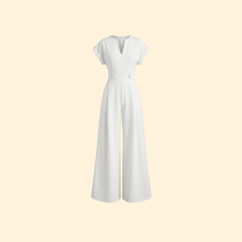Women’s Elegant Jumpsuit V Neckline