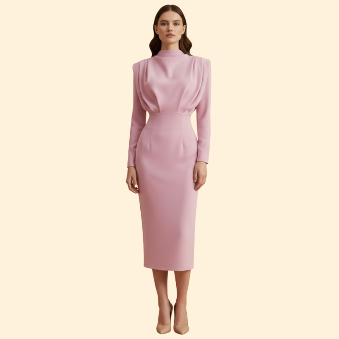 Women's Graceful Autumn Evening Dress