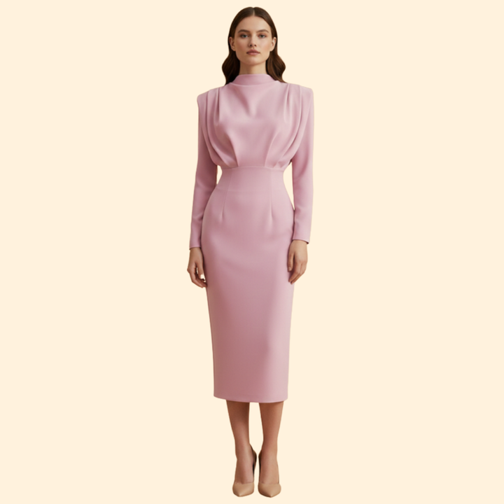 Women's Graceful Autumn Evening Dress